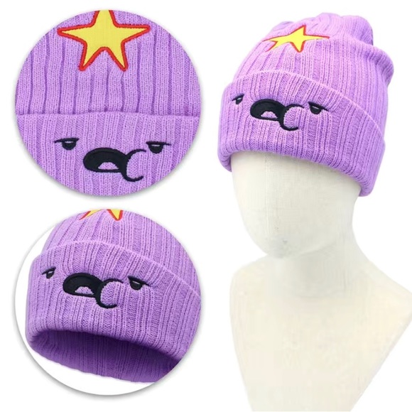 Adventure Time - Lumpy Space Princess LSP Beanie - NWOT -measurements in pics - Picture 2 of 4